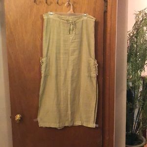 Mid calf skirt with side slits